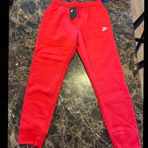 NWT Red Nike Joggers